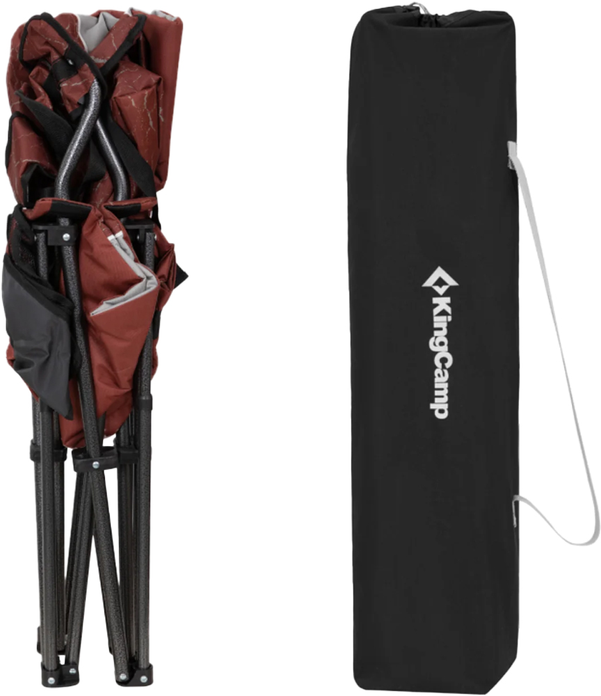 Стул раскладной KingCamp Juniper C10 Red/Grey (2248.65.54)