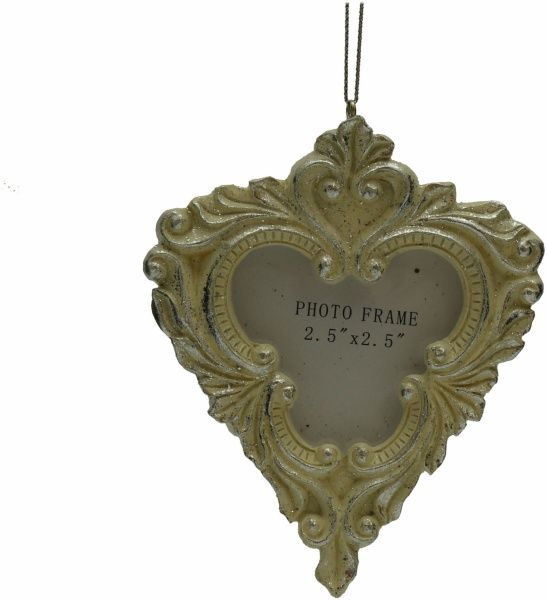 Підвіска Фоторамка-серце 8 см WF150505A  