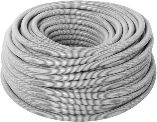 Труба гофрированная Контакт 25 мм с протяжкой ПВХ 100 м 