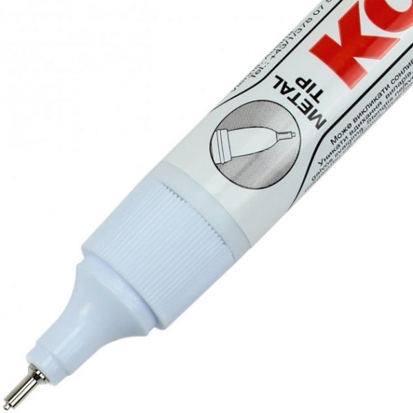 Корректор-ручка Metal Tip 10 г K83301 Kores