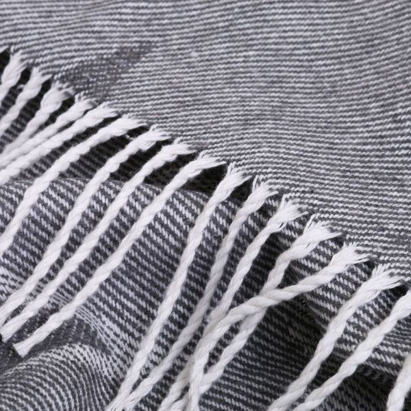 Плед White stars 140x200 см сірий Luna 