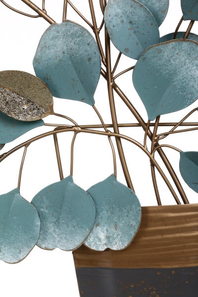 Декор настенный Эвкалипт 62,9x64,1 см серый с зеленым 