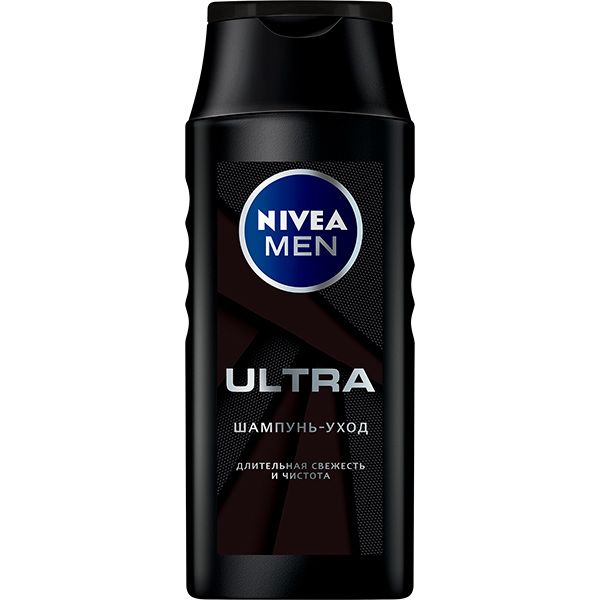 Шампунь Nivea Ultra для волосся тривала свіжість і чистота з активним вугіллям 250 мл