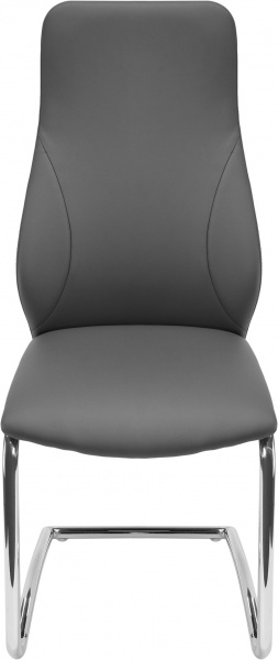 Стул обеденный Балтимор хром/серый
