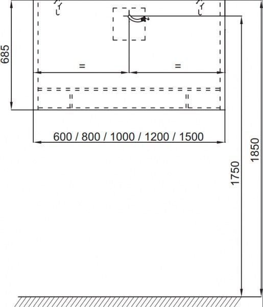 Зеркало Jacob Delafon EB1181-NF 