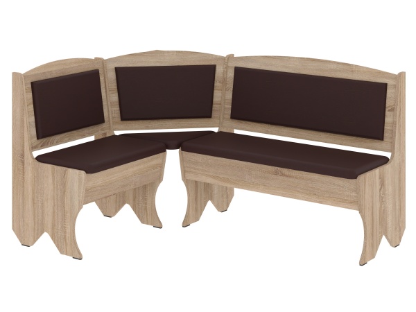 Уголок кухонный Император дуб сонома / коричневый 