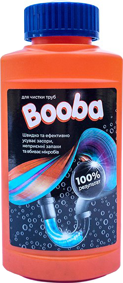 Средство для чистки труб Booba 500 г 1 шт./уп.
