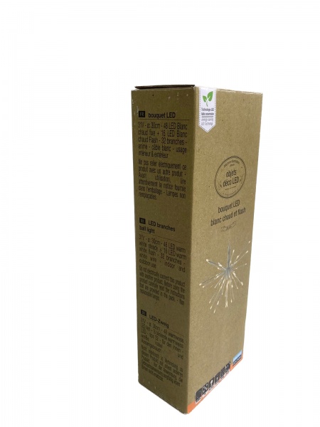 Декорация новогодняя Blachere Бенгальский огонек встроенный светодиод (LED) 64 ламп 30 см 