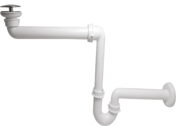 Сифон для умывальника Bakimay мебельный