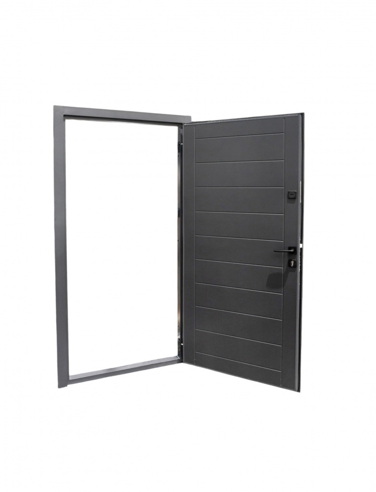 Дверь входная Fortezza Forte Tech MDF RAL 7024 2050x960 мм правая