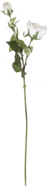 Рослина штучна Троянда 73 см біла Девілон
