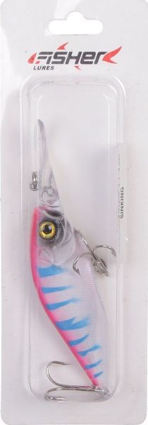 Воблер Clepsydra DW-1331 11,7 г 110 мм #6 синє-рожево-сірий