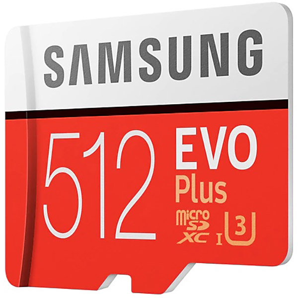 Карта памяти Samsung microSDXC 512GB Evo Plus UHS-I U3 Class 10 MB-MC512GA/RU