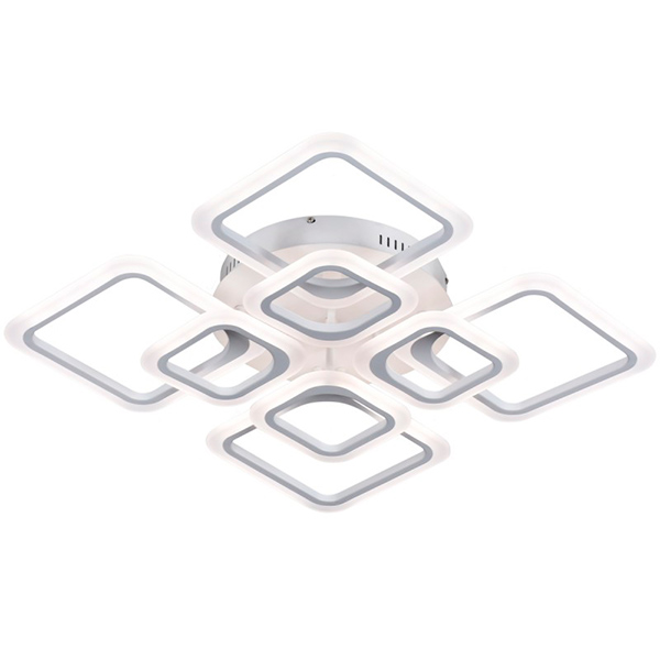 Люстра світлодіодна Victoria Lighting Rhombus/PL8 з пультом ДК 96 Вт білий 