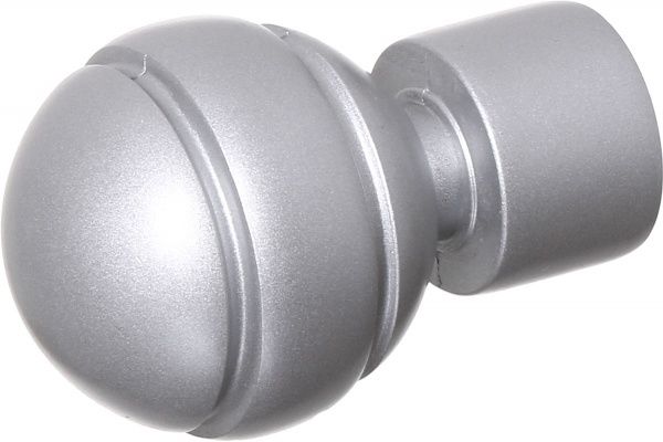 Наконечник Gardinia Ally Куля набірний d19 мм матове срібло 2 шт. 