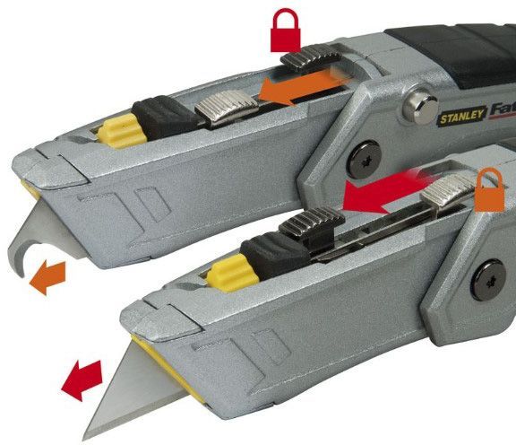 Нож строительный Stanley Folding Twin-blade 19 мм. XTHT0-10502