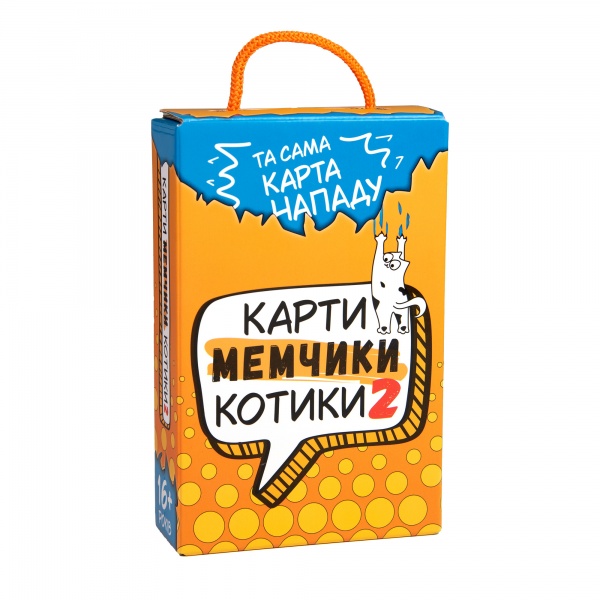 Гра настільна Strateg Карти мемчики та котики 2 30927