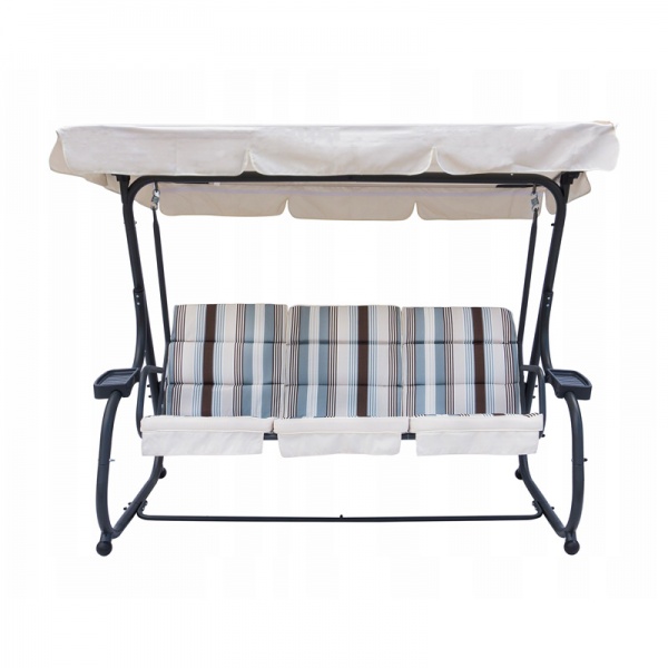 Гойдалка з навісом Mirpol INES з москітною сіткою 215х130х170 см