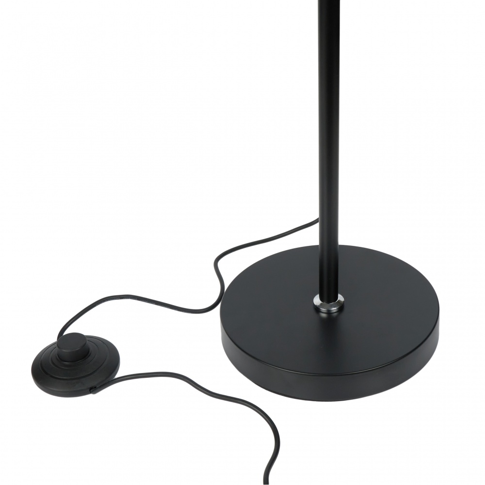 Торшер Berger 14 Вт без цоколя чорний 1049-FL-14 Black