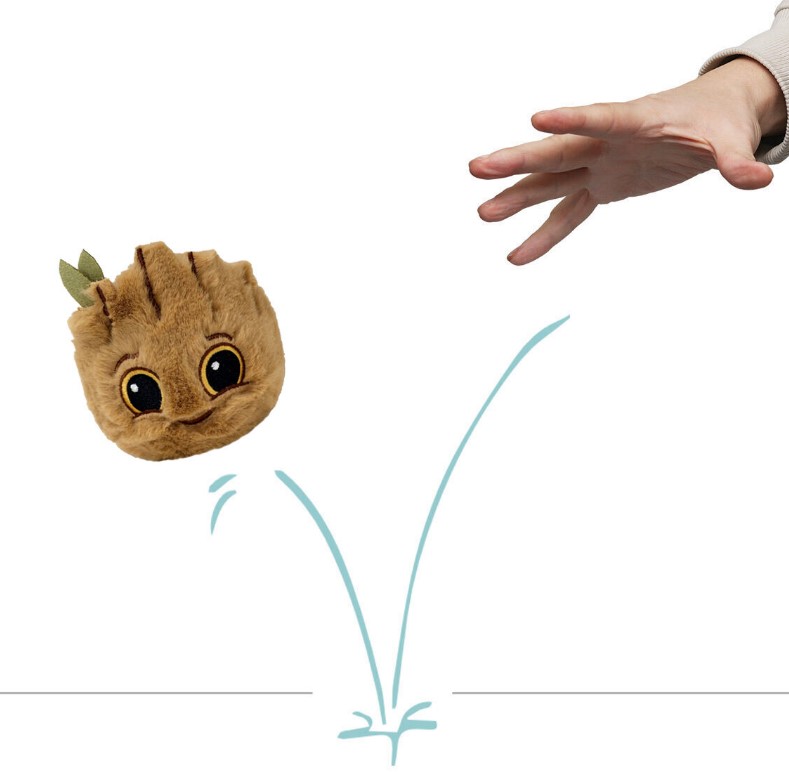 Іграшка TY м’який стрибунець bouncers Грут коричневий 83032