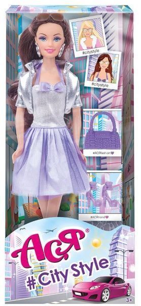 Кукла Ася Стиль большого города брюнетка