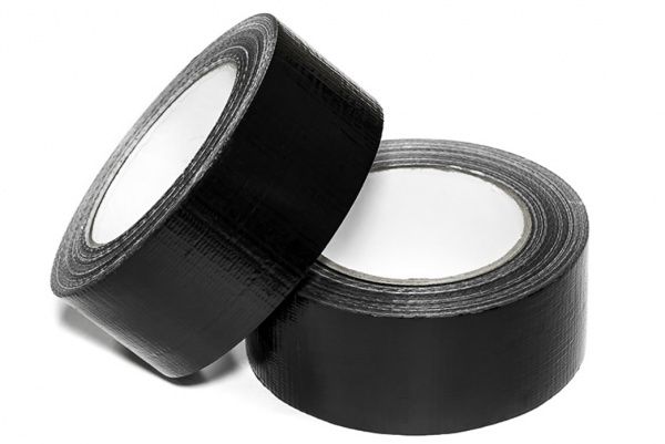 Армированная лента черная 