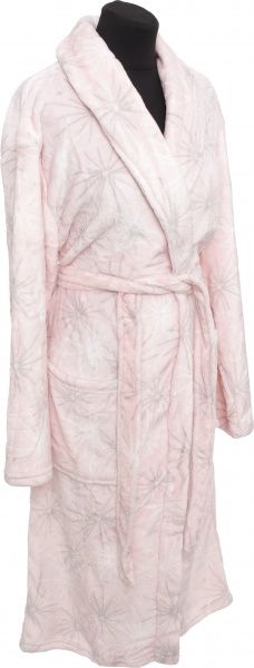 Халат домашний La Nuit Сияние р. XS розовый с принтом 