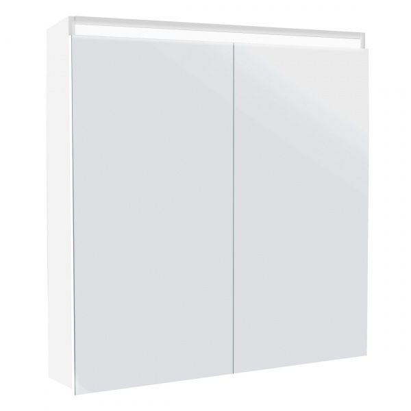 Зеркальный шкаф Imprese Bilovec 80x80см M8006W белый 