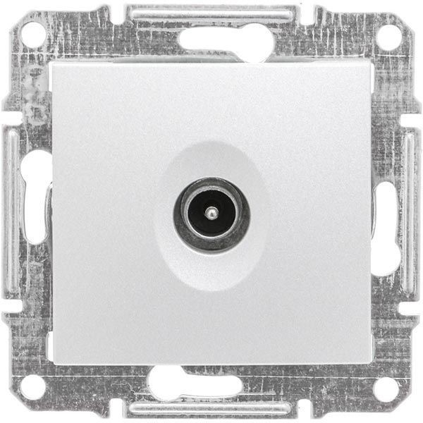 Розетка TV кінцева Schneider Electric Sedna алюміній