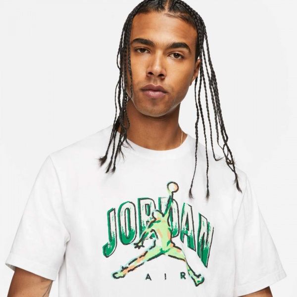 Футболка Nike M J BRAND JDN AIR SS CREW CZ8383-100 р.M білий