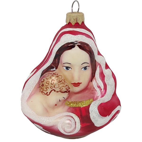 Игрушка на елку Дева Мария разноцветный 2497-3