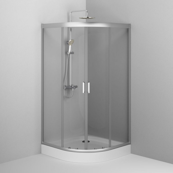 Душове огородження AM.PM Gem 1/4 Round 100x100 см W90UG-401-100MT