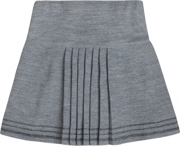 Юбка Герда с люрексом меланж ART KNIT р.116–122 серый 022461 