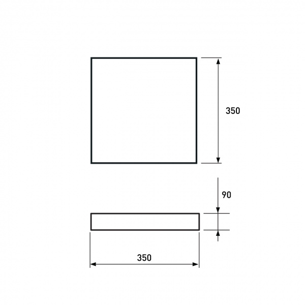 Світильник світлодіодний Eurolamp білий LED-SL-50W-T18 