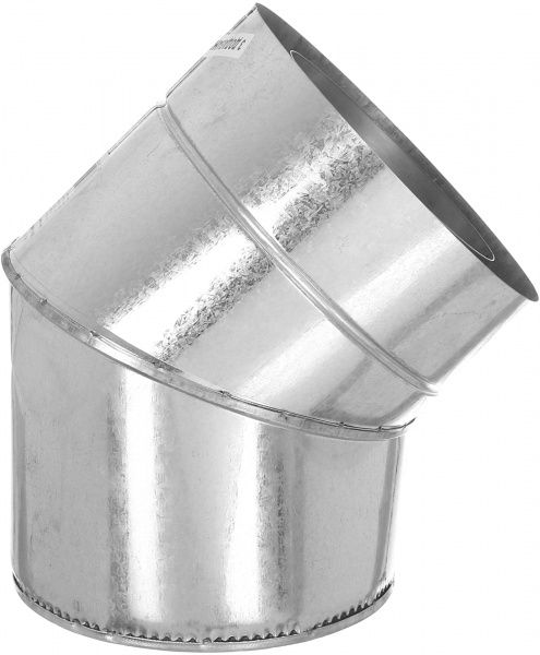 Коліно термо 1 мм нерж/оц Ф180/250 мм 45°LIRA-LTD 