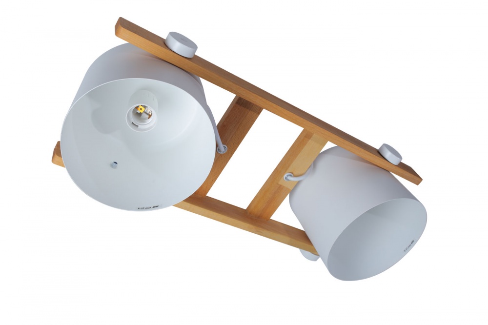 Люстра подвесная LIGHT SET KONVALIA RL 160 2x/E27 белый/дерево