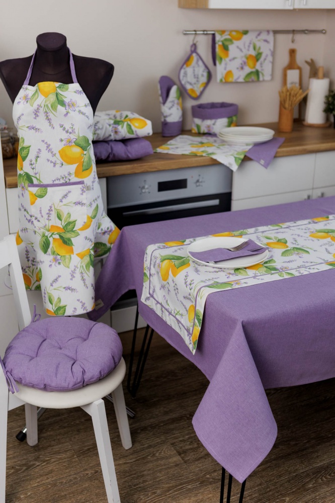 Подушка на стул Lemons & Lavender Лаванда La Nuit