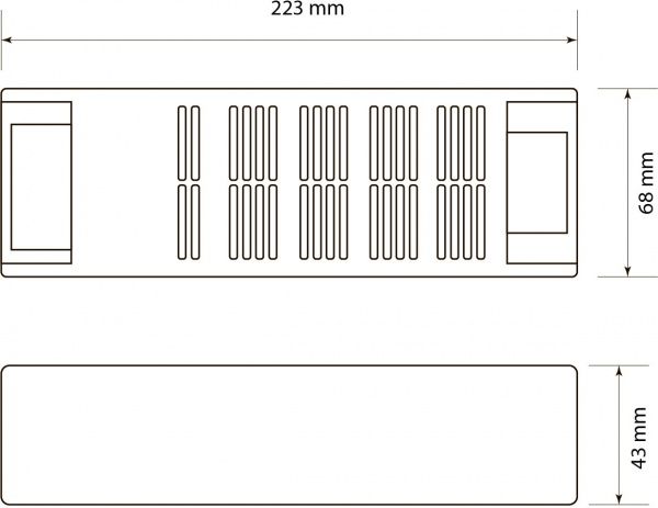 Перетворювач напруги Светкомплект 24 В 350 Вт IP20 L-350-24