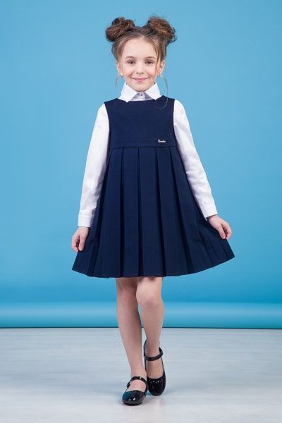 Сарафан школьный Zironka 40-9024-2 р.122 синий 