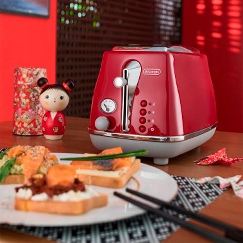 Тостер Delonghi CTOC2103.R красный 