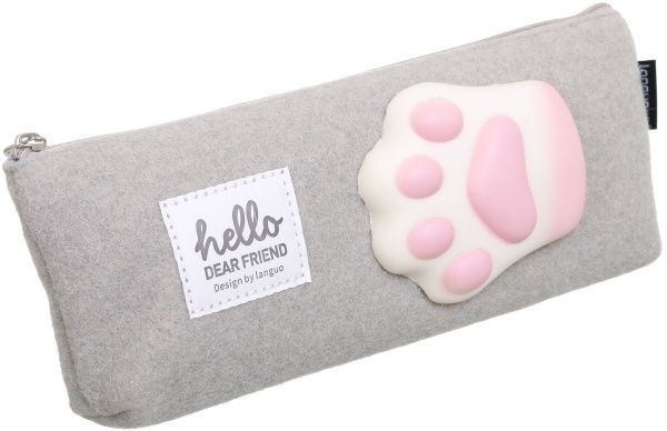 Пенал М'яка лапка сірий