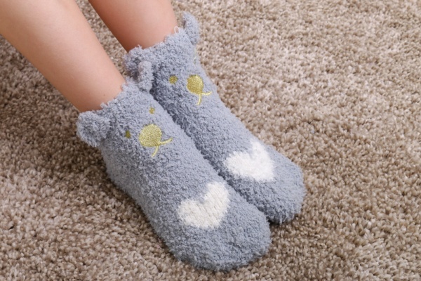 Носки для девочек Maxwin KIDS Сердце р.26-28 серый 