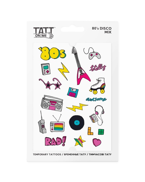 Тату временное TATTon.me 80s Disco mix
