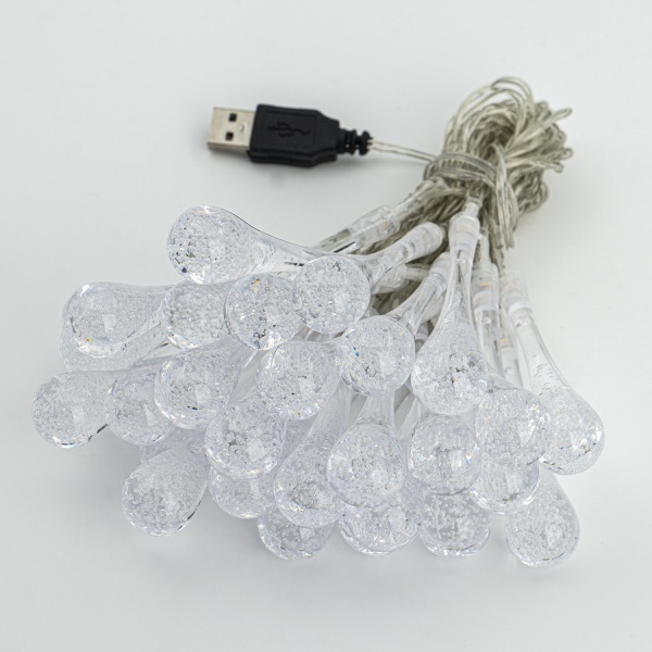 Декоративная гирлянда Altalusse (INL-2709U-30 Warm) встроенный светодиод (LED) 30 ламп 4,5 м 