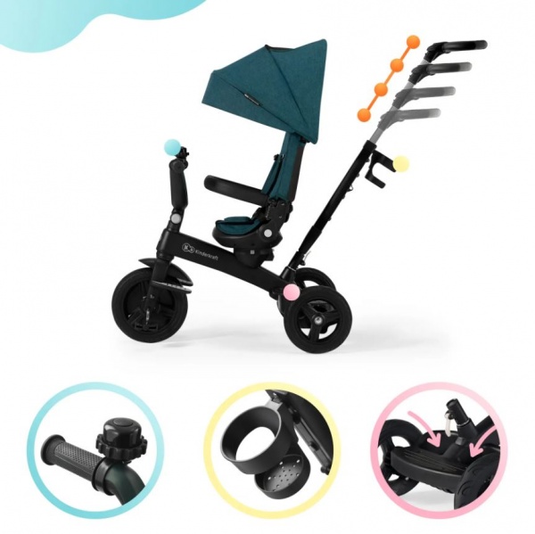 Велосипед дитячий Kinderkraft Twipper зелений KRTWIP00GRE0000 