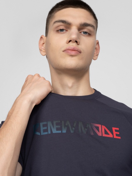 Футболка 4F 4FSS22TTSHM242-50S р.S фиолетовый