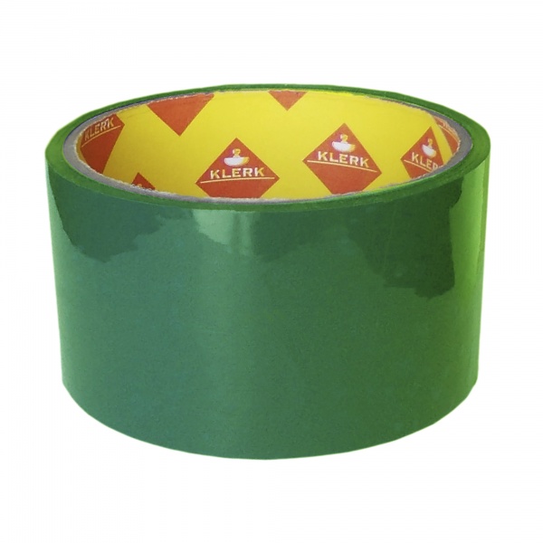 Стрічка клейка пакувальна Klerk KL1950-Gm 48 мм 50 м 40 мкм