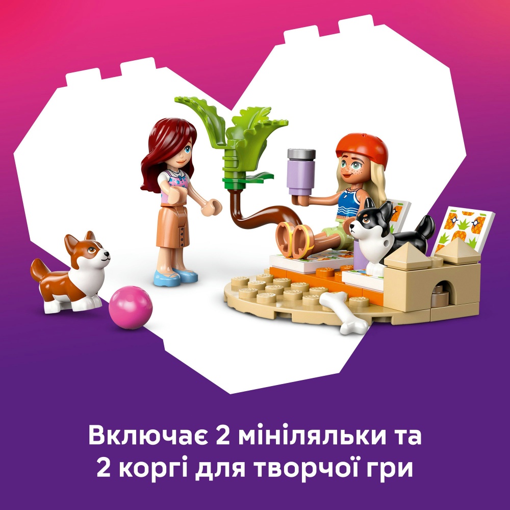 Конструктор LEGO Friends Собачі пригоди на серфі та скутері 42641