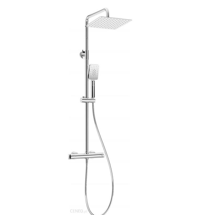 Душевая система Deante CROME NAC 04HT с термостатом квадратная