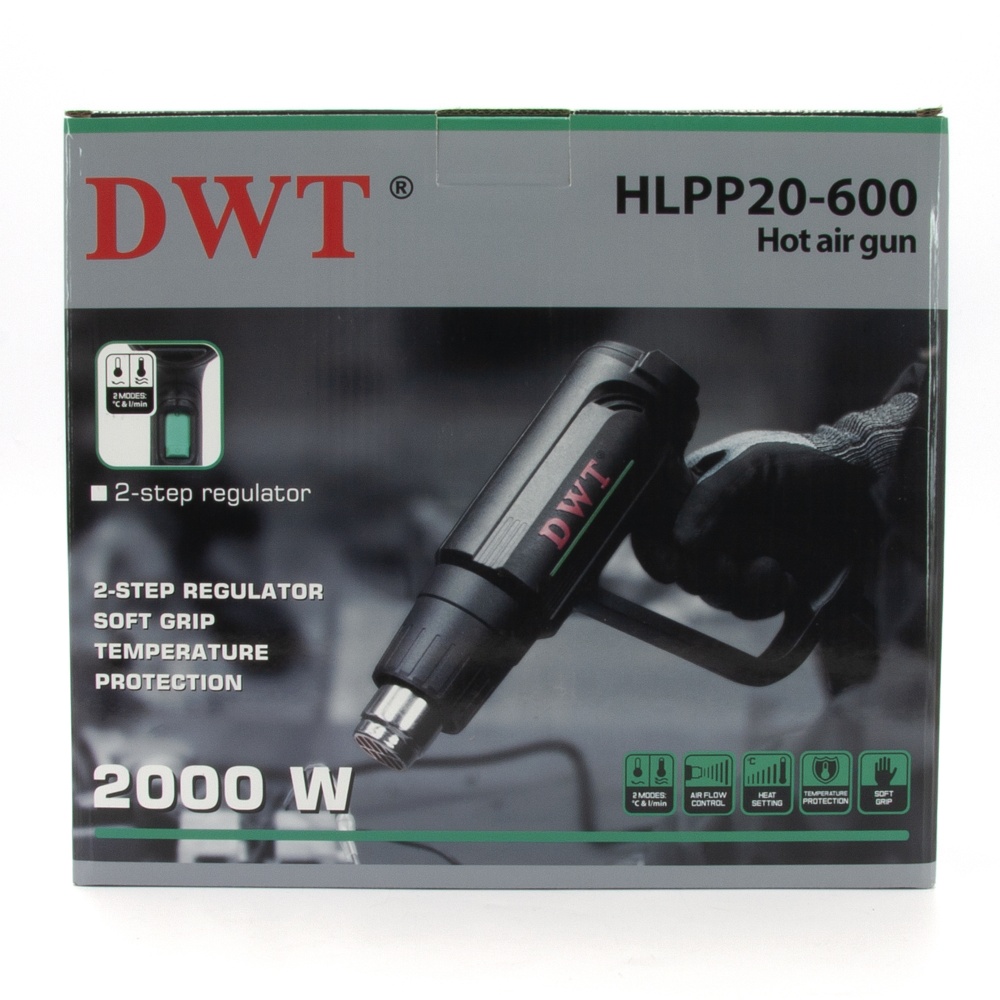 Фен будівельний DWT HLPP20-600